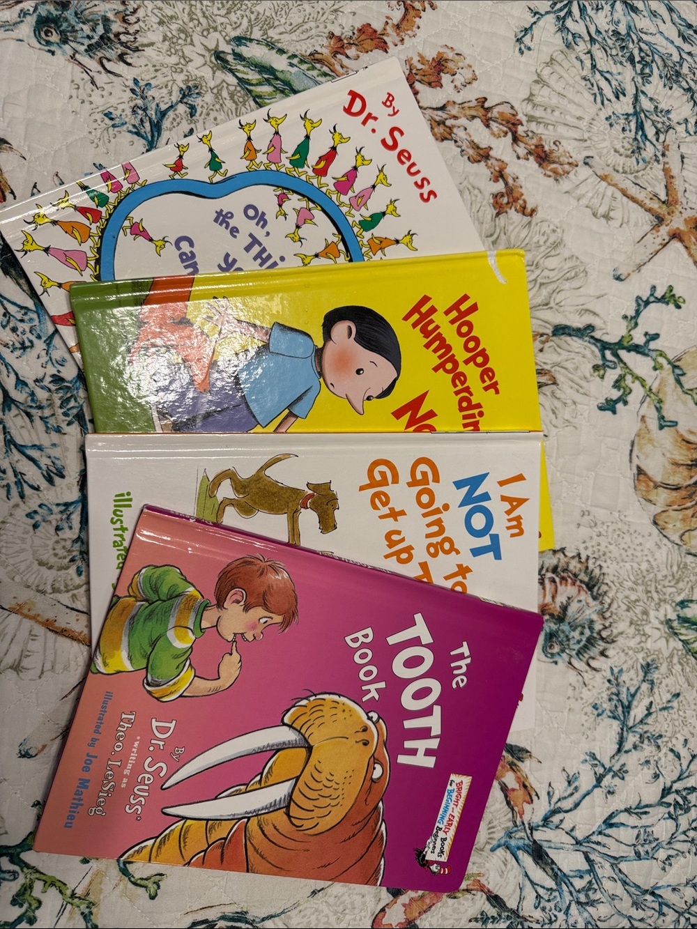 Dr. Seuss Board Book Set - Purple, Yellow, Pink, Green Covers